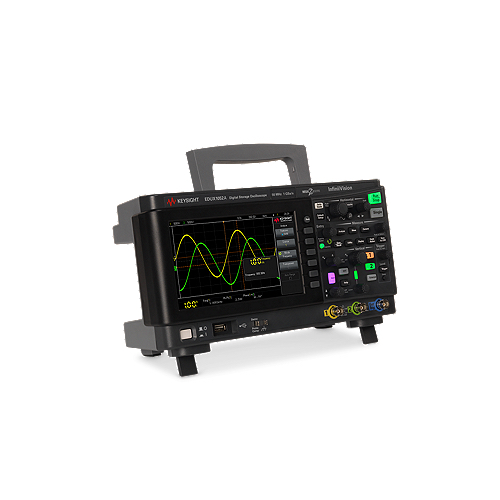 EDUX1052A Oscilloscope showing carrying handle
