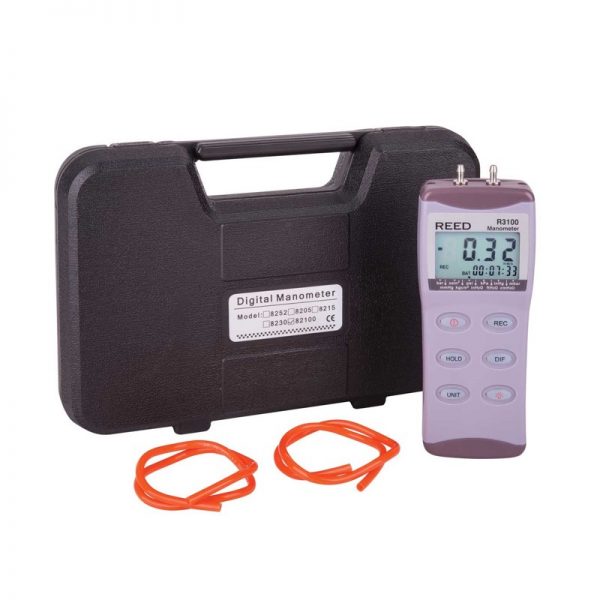 REED R3100 Digital Differential Pressure Manometer (100psi)
