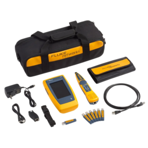 Fluke Networks LinkIQ™ Cable+Network Tester Advanced Kit (LIQ-KIT)- Validate 10G Cable Performance, Comprehensive Network Diagnostics & PoE Testing