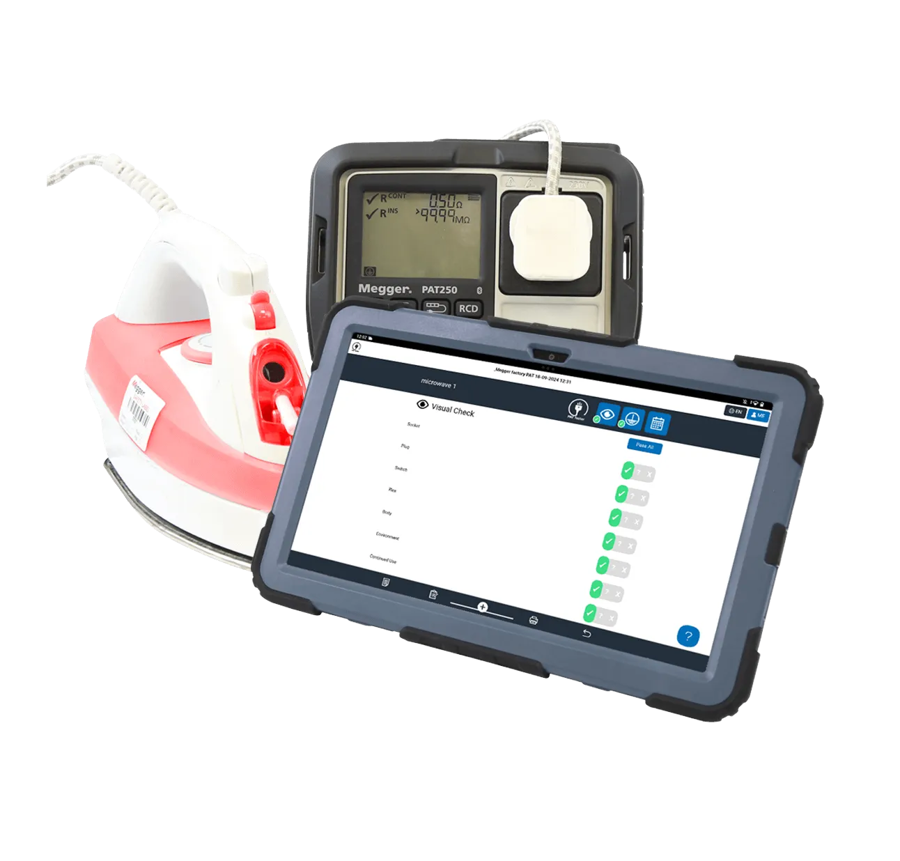 PAT250 Portable appliance testing (PAT) instrument
