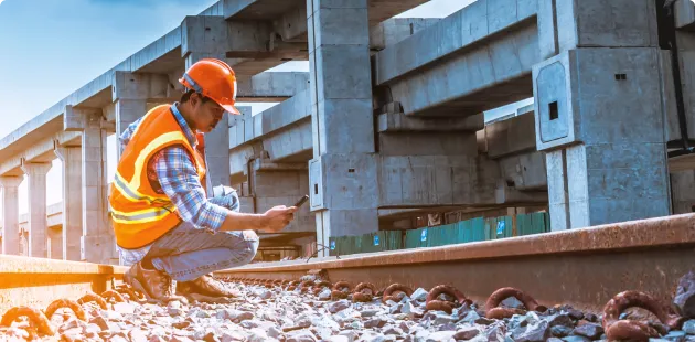 Electrician using Megger VF-T5 to test electrical panel for live voltage