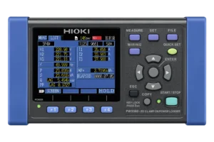 HIOKI PW3360-20 clamp-on power logger with 3.5-inch color LCD display