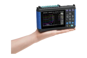 HIOKI LR8431-20 simultaneous multi-channel voltage, temperature, and pulse measurement capability