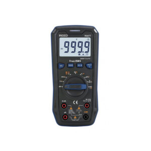 REED R5077 True RMS digital multimeter front view showing LCD display and function dial