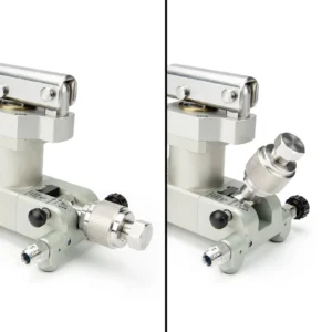 Professional pressure calibration pump with dual-stage piston design