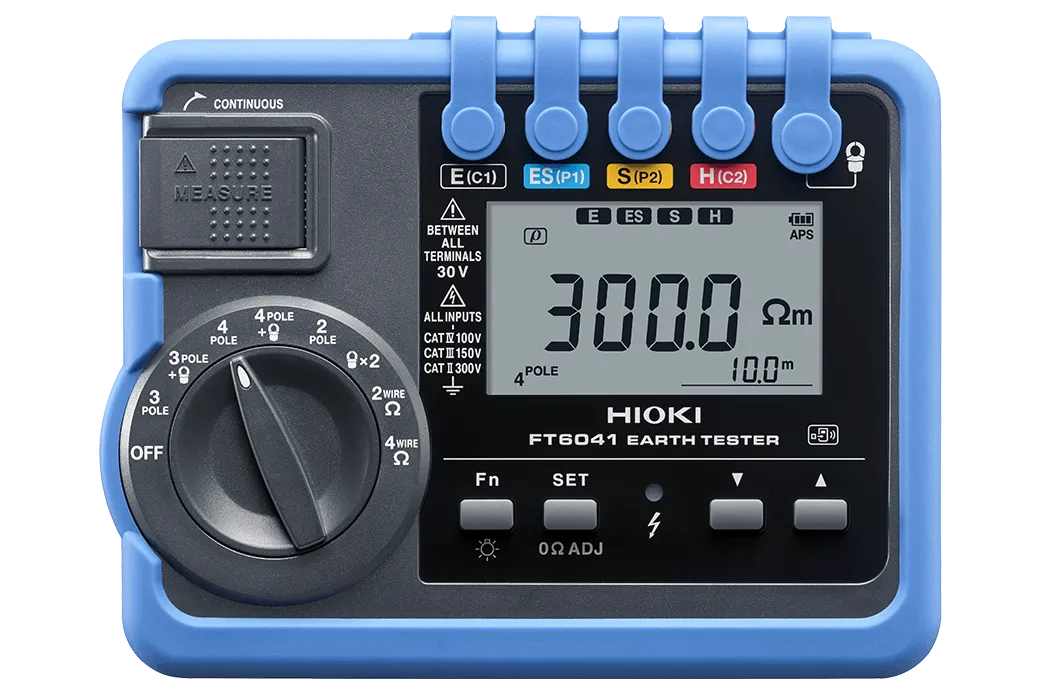 HIOKI FT6041 MEC function clamp sensor earthing measurement