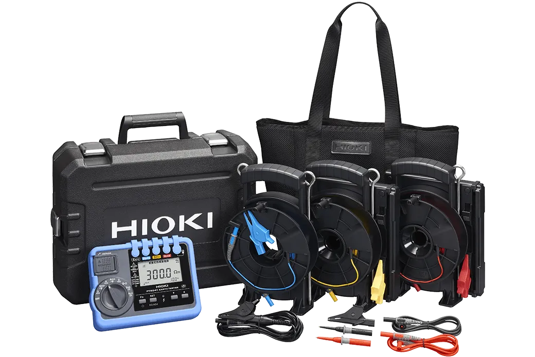 HIOKI FT6041 earth tester with L9846 earth nets module concrete measurement