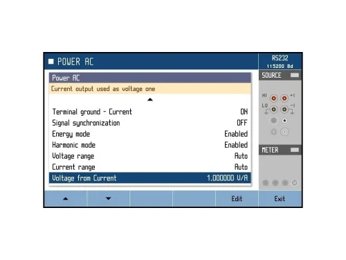 Meatest 9020 laboratory calibrator display and controls