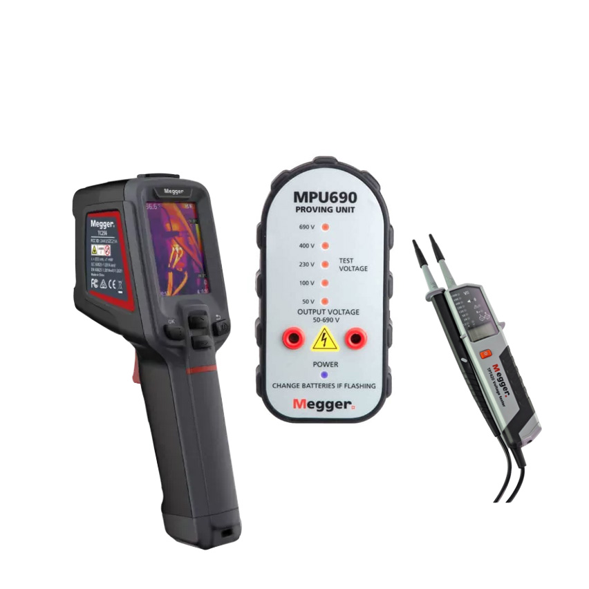 Megger TC256 thermal camera kit with rigid case