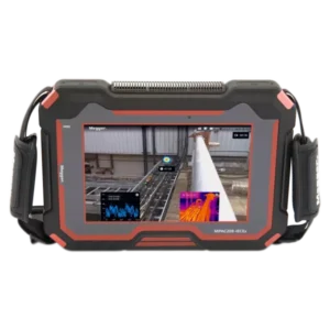 Megger MPAC208 professional acoustic imaging camera front view with 8-inch touchscreen