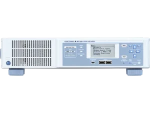 WT1500 multi-unit synchronisation diagram showing main unit and four sub-units over optical fibre