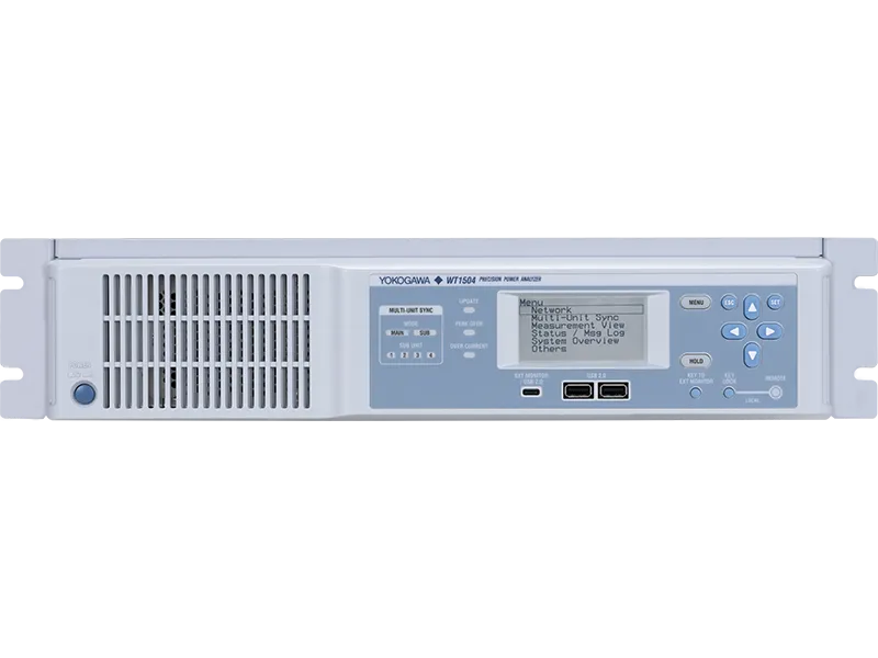 Yokogawa WT1500 precision power analyzer benchtop model with handle and feet
